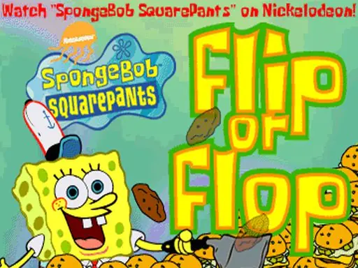 Spongebob Square Pants: Flip or Flop Game Cover