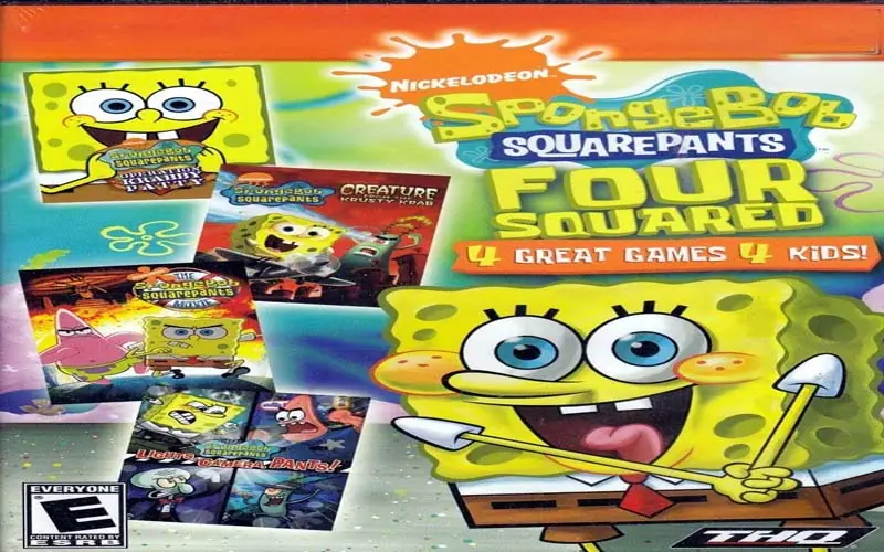 Spongebob Squarepants Four Squared Game Cover
