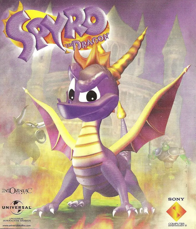 Spyro the Dragon Game Cover