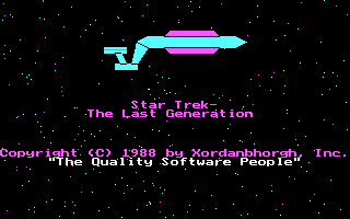 Star Trek: The Last Generation Game Cover