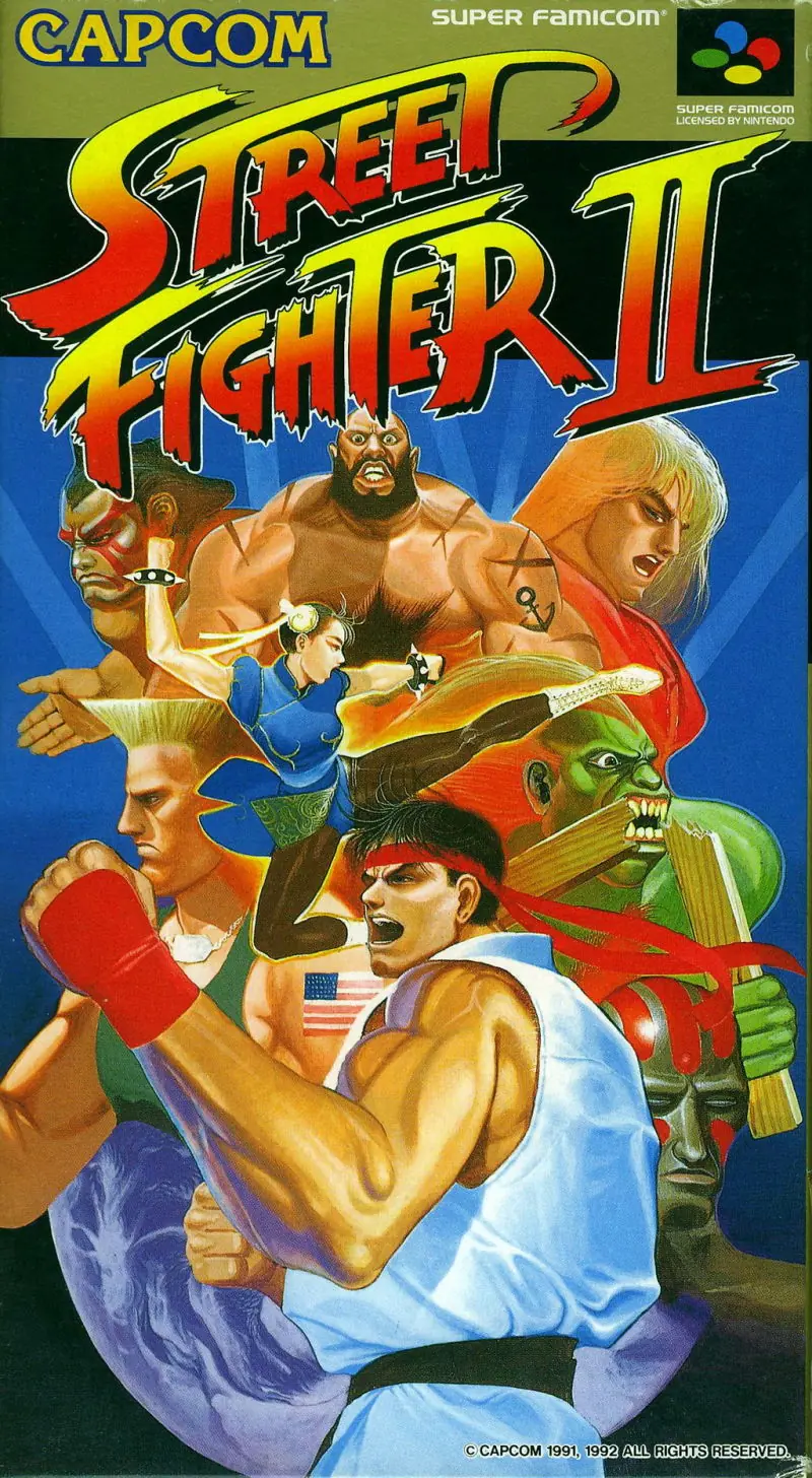 Street Fighter II: The World Warrior Game Cover