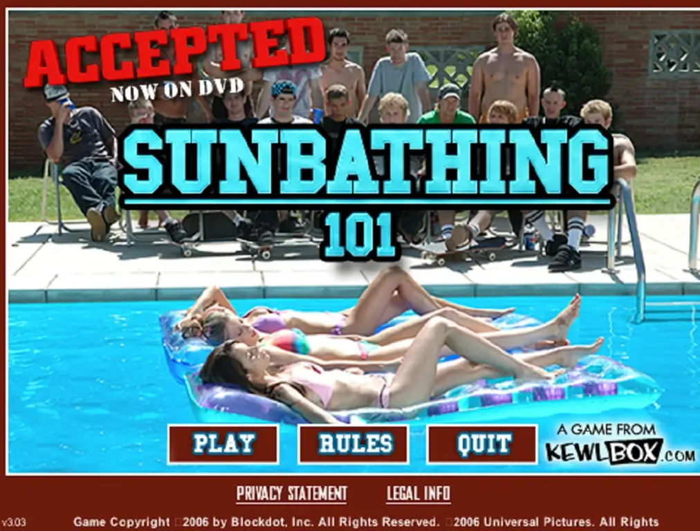 Sunbathing 101 Game Cover