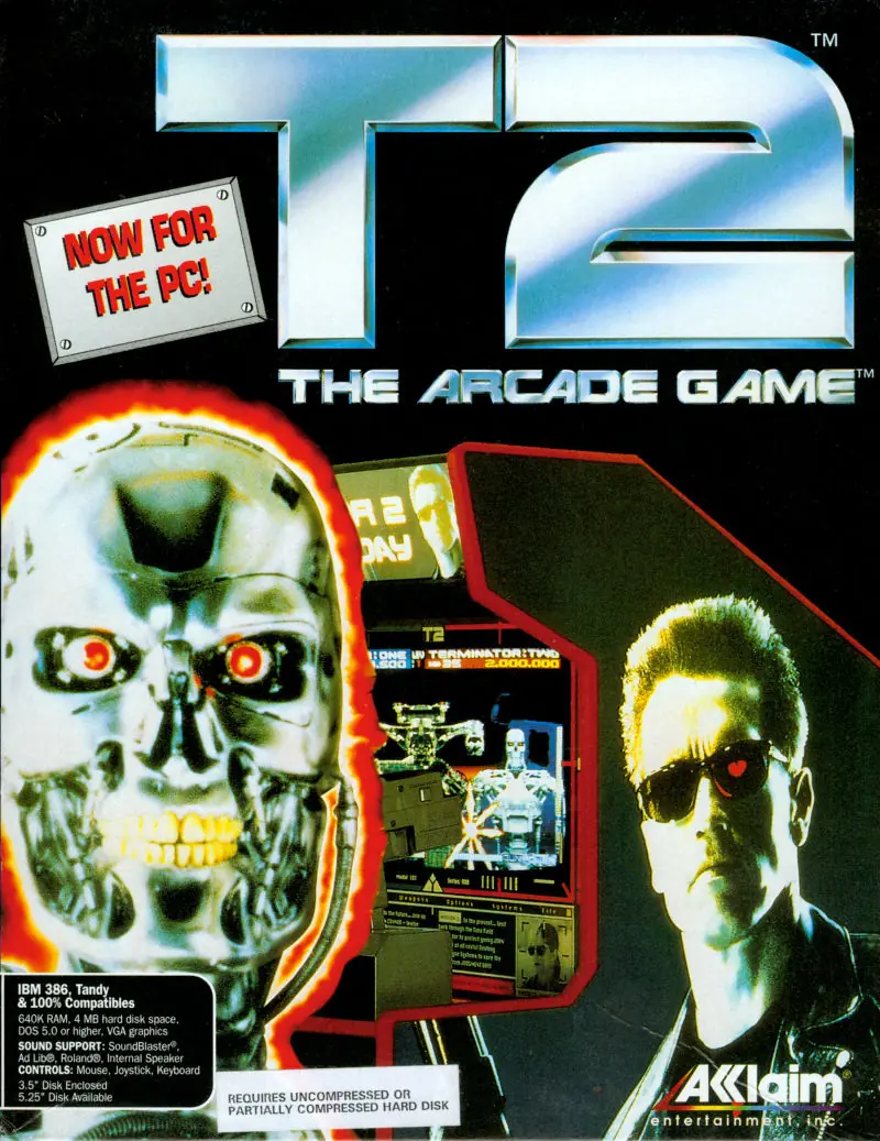 Terminator 2: Judgment Day Game Cover