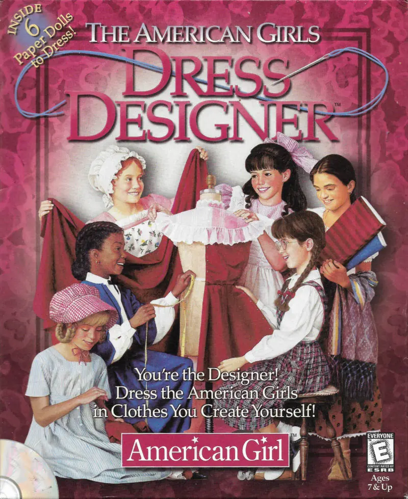The American Girls Dress Designer Game Cover