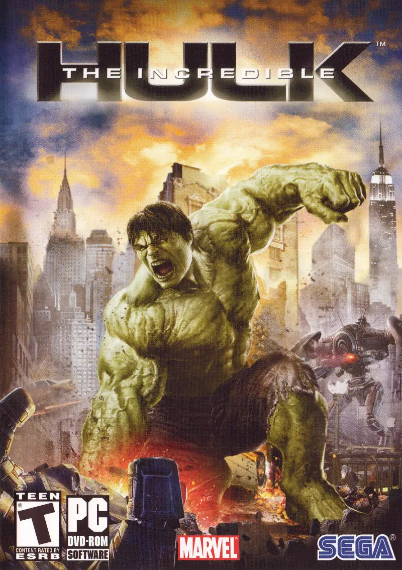 The Incredible Hulk Game Cover