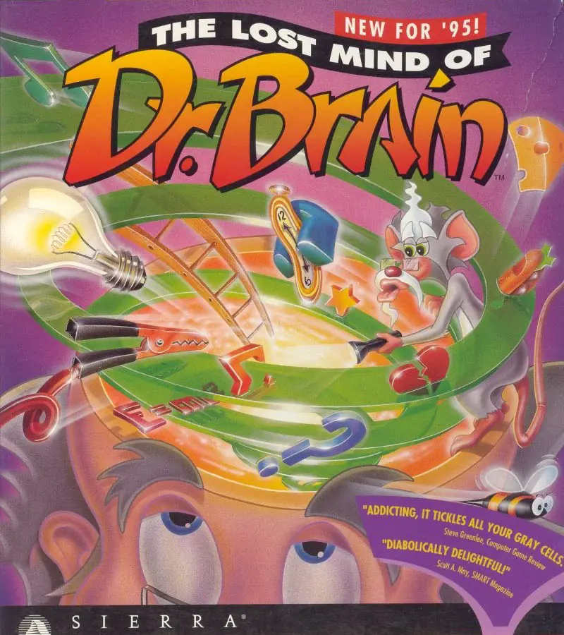 The Lost Mind of Dr. Brain Game Cover