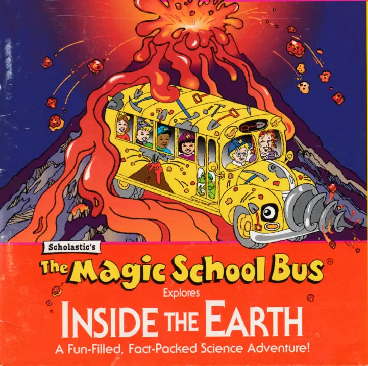 The Magic School Bus Explores Inside The Earth Game Cover
