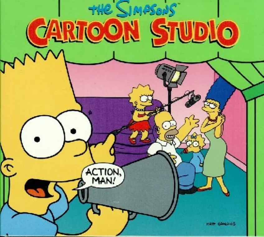 The Simpsons: Cartoon Studio Game Cover
