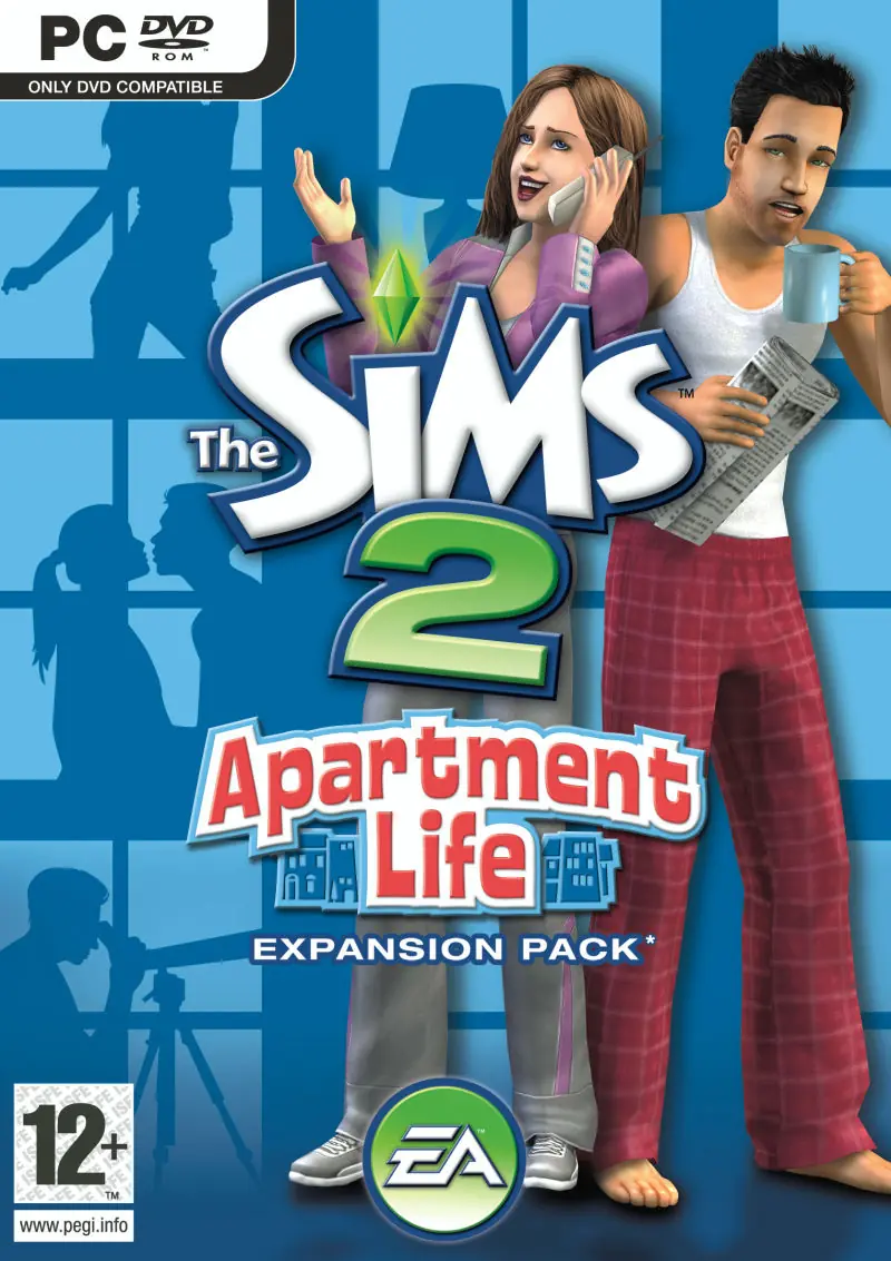 The Sims 2: Apartment Life Game Cover