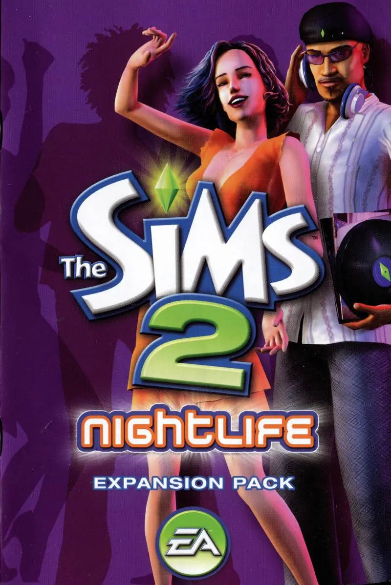 The Sims 2: Nightlife Game Cover