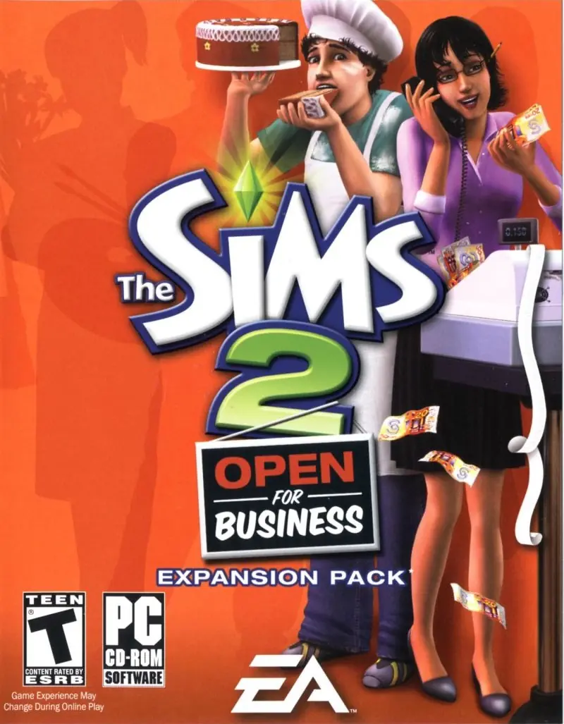 The Sims 2: Open for Business Game Cover