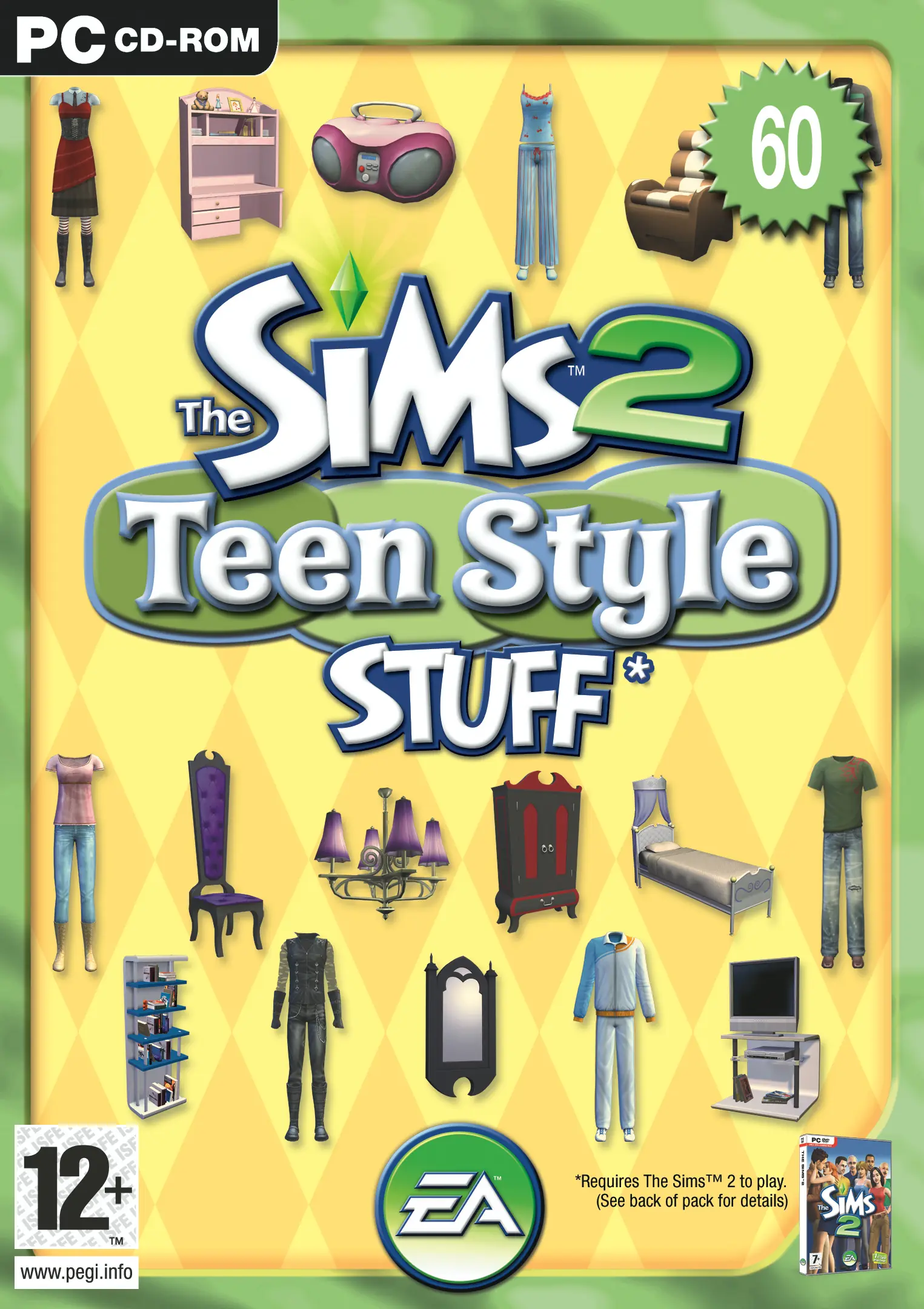 The Sims 2: Teen Style Stuff Game Cover