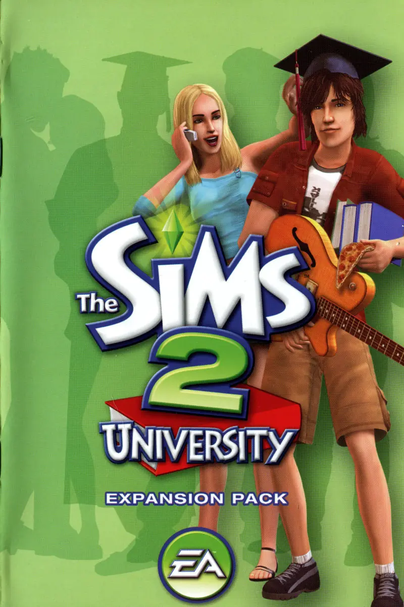 The Sims 2: University Game Cover