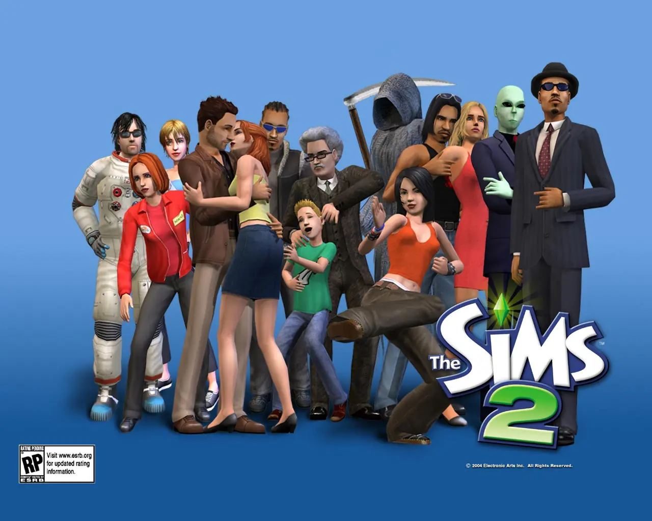 The Sims 2 Game Cover