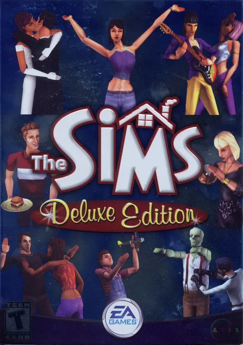 The Sims Deluxe Edition Game Cover