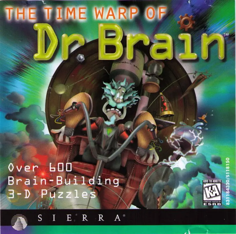 The Time Warp of Dr. Brain Game Cover