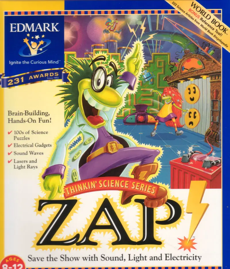 Thinkin' Science - ZAP! Game Cover