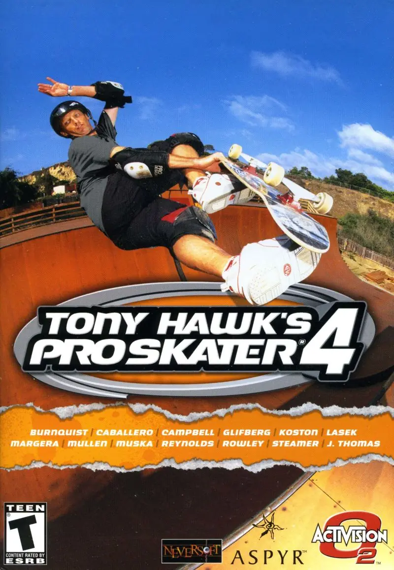 Tony Hawk's Pro Skater 4 Game Cover