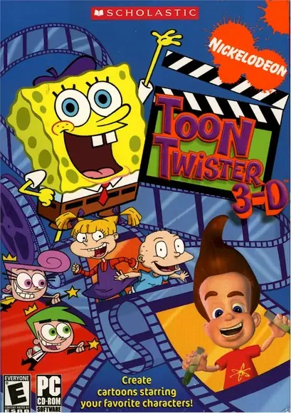 Toon Twister 3-D Game Cover
