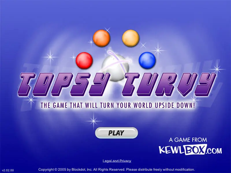 Topsy Turvy Game Cover
