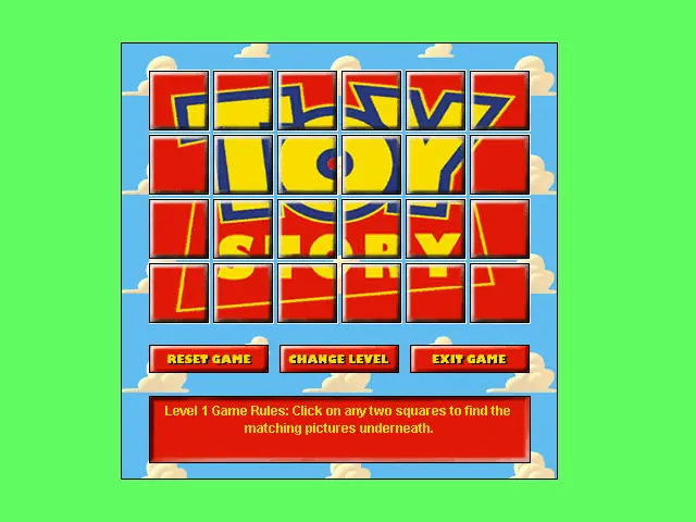 Toy Story: Memory Game Cover