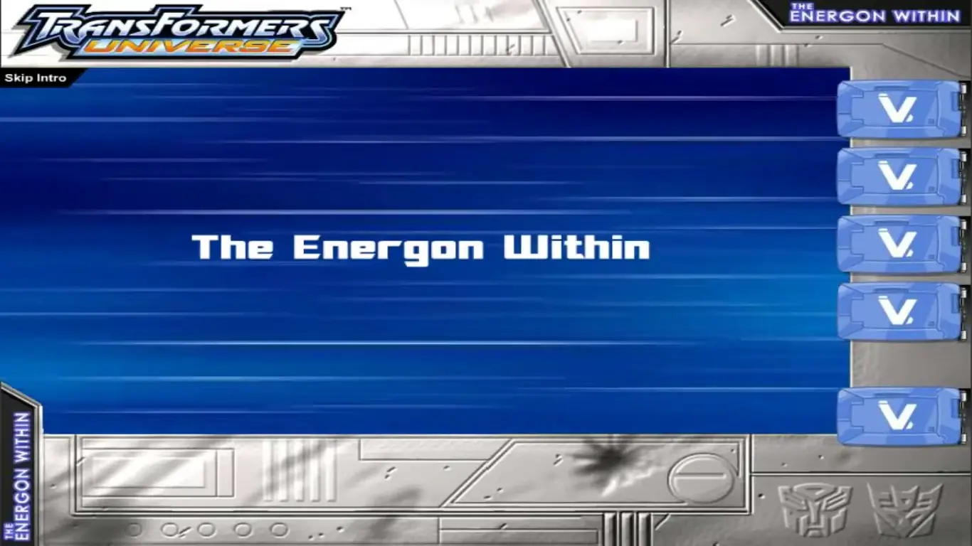 Transformers Armada: The Energon Within Game Cover