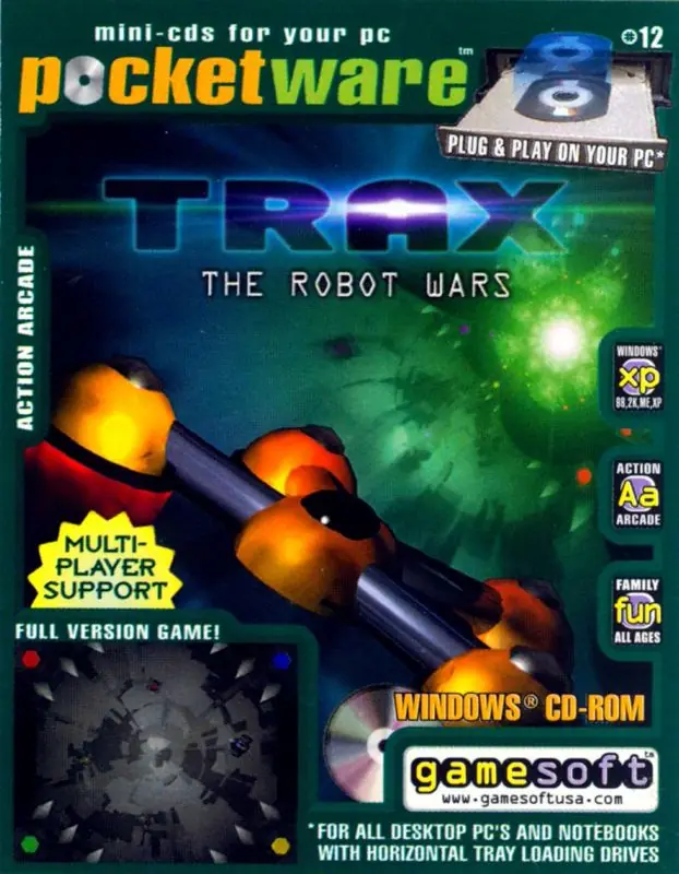 Trax: The Robot Wars Game Cover