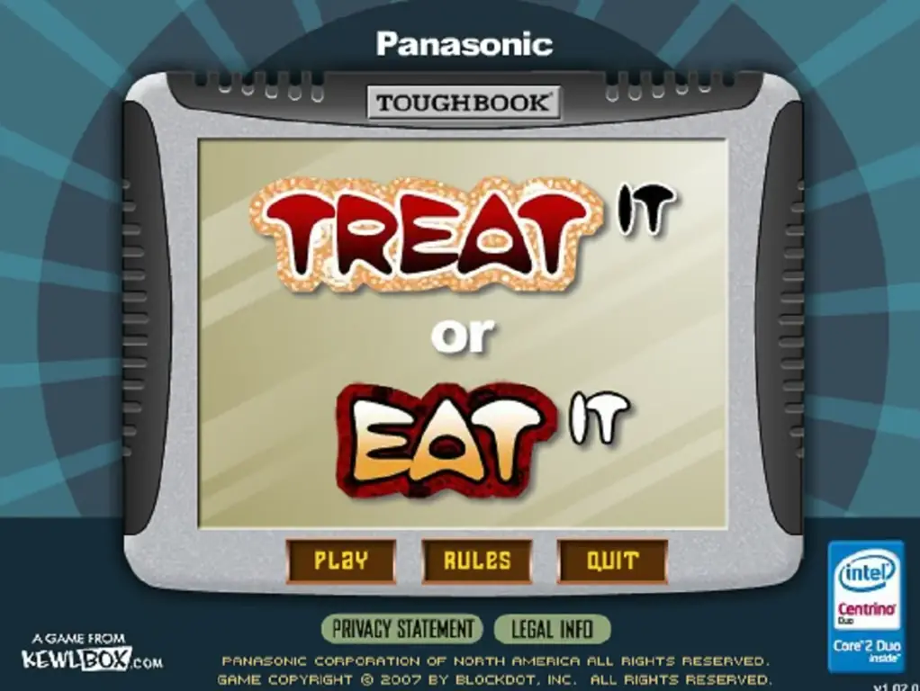 Treat It Or Eat It Game Cover