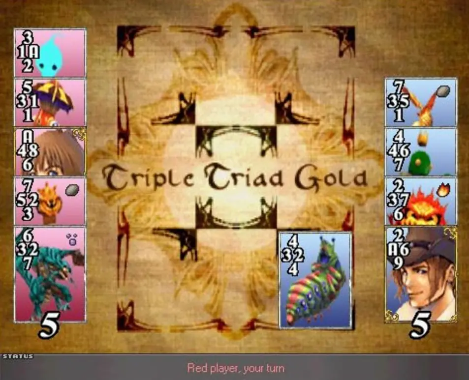 Triple Triad Gold Game Cover