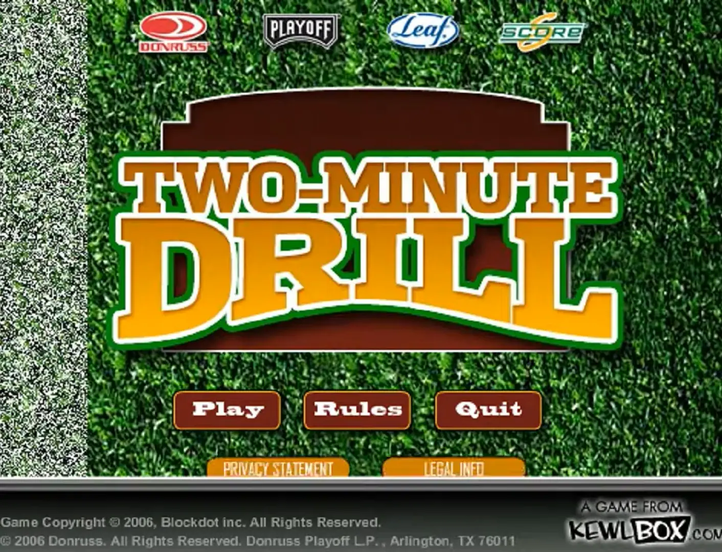 Two-Minute Drill Game Cover
