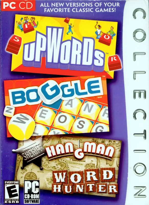 UpWords, Boggle, Hangman & Word Hunter Collection Game Cover