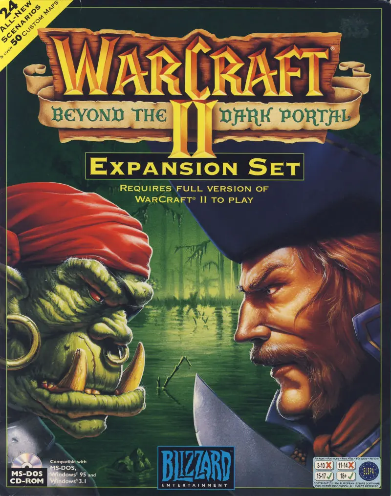 Warcraft II: Beyond the Dark Portal Game Cover