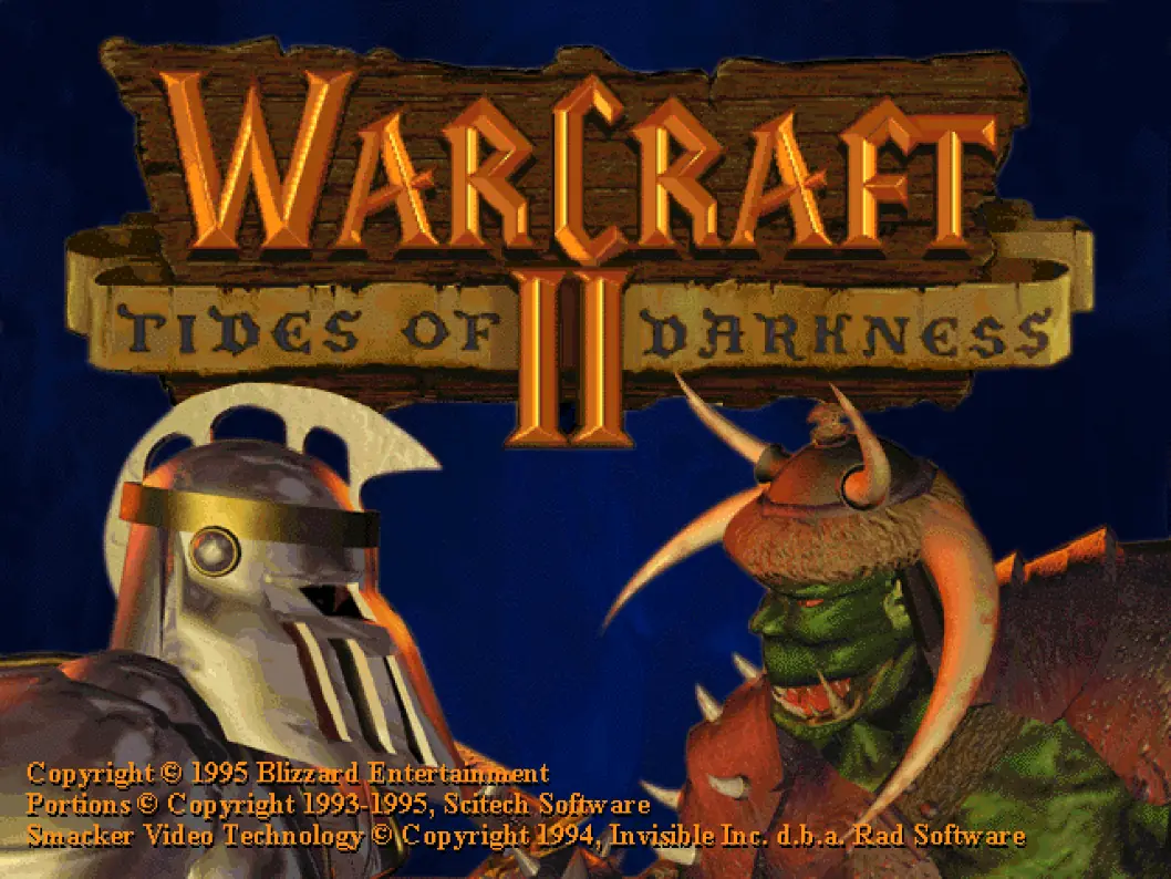 Warcraft II: Tides of Darkness Game Cover