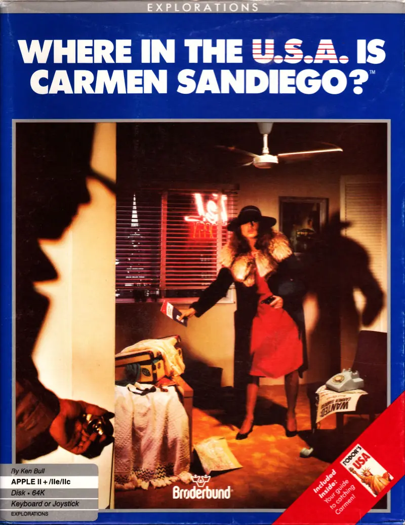 Where in the U.S.A. Is Carmen Sandiego? Game Cover