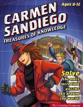 Where in the World Is Carmen Sandiego? Treasures of Knowledge Game Cover
