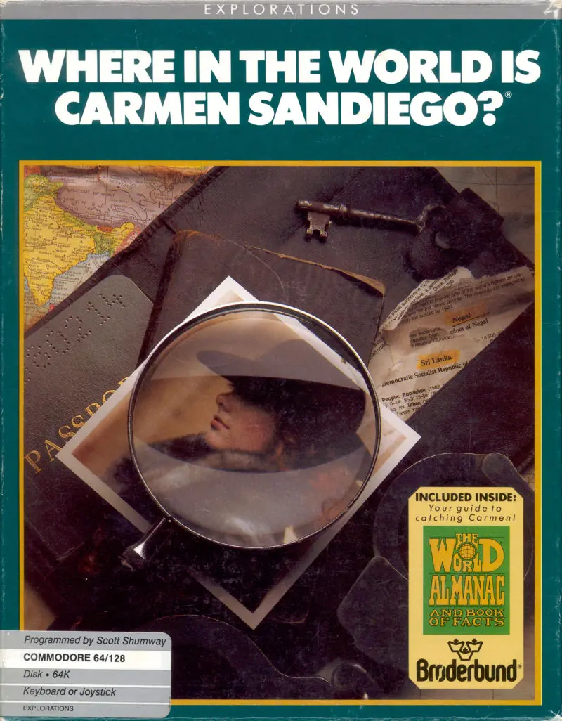 Where in the World Is Carmen Sandiego? Game Cover