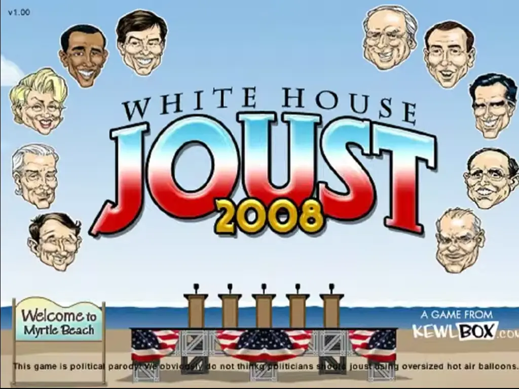 White House Joust 2008 Game Cover