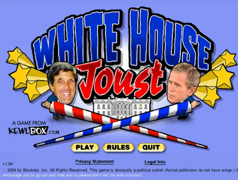 White House Joust Game Cover