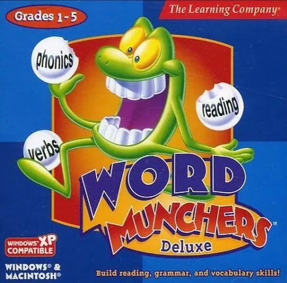 Word Munchers Deluxe Game Cover