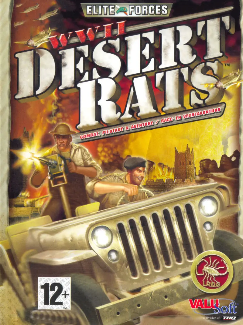 WWII: Desert Rats Game Cover