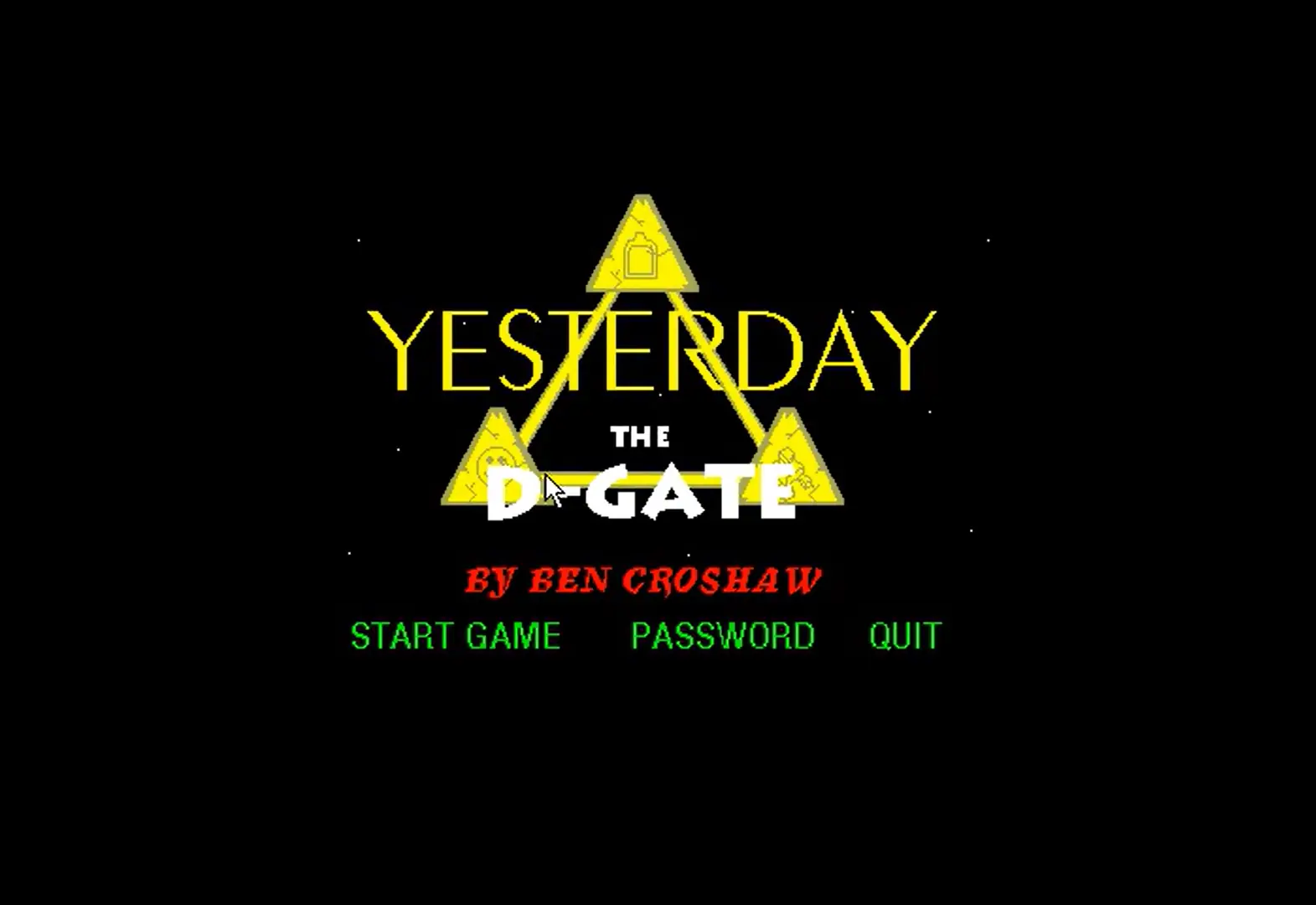Yesterday: The D-Gate Game Cover