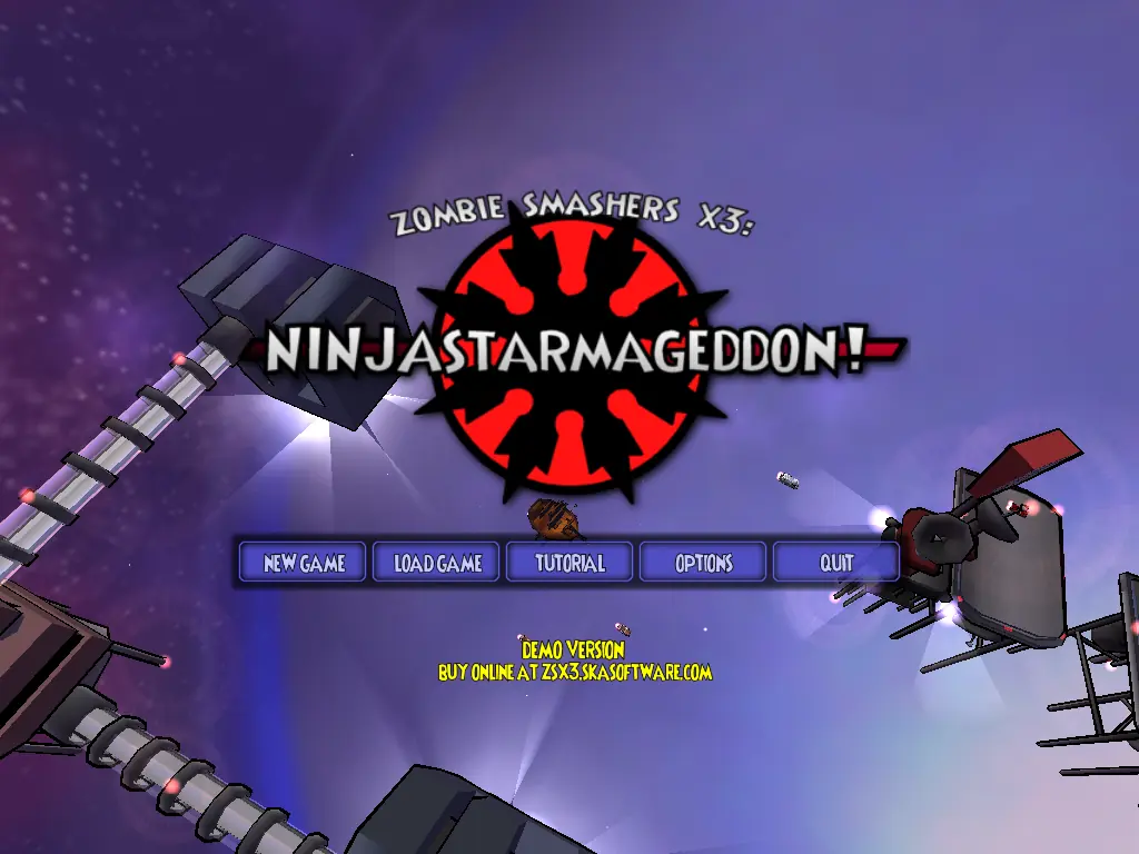 Zombie Smashers X3: Ninjastarmageddon! Game Cover