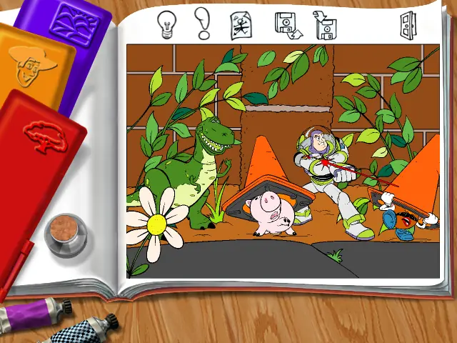 Disney’s Toy Story 2: Digital Coloring Book — Windows screenshot 3